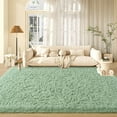 thumbnail image 3 of Junovo Super Soft Fluffy Area Rugs Modern Shag Rug for Bedroom Living Room,Cute Carpets for Kids Nursery Girls Home Dorm,9'x12',Matcha Green, 3 of 8