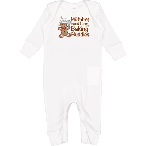 Inktastic Mommy and I Are Baking Buddies Baby Romper Coveralls