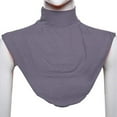 thumbnail image 2 of Yoyauz Women's Faux Turtleneck Dickey Collar Half Top Mock Blouse Neck Cover, One Size, 2 of 3