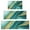 Teal and Gold, variant on Blue Gold Marble Pattern Kitchen Rugs Sets Of 3,Kitchen Runner Rugs Non Skid Washable,Decorative Kitchen Floor Mats for Kitchen,Sink,Laundry,17"x30"+ 17"x47" + 17"x59"