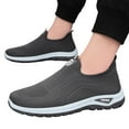 thumbnail image 3 of Sneakers for Men,Fashion Summer Mesh Fly Woven Breathable Lightweight Comfortable Casual Flat Bottom,Gravity Defyer Shoes Mens(Size:7.5), 3 of 8