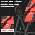 thumbnail image 4 of Tabla de Inversión Ajustable para Ejercicio y Alivio de Dolor de Espalda, 3 Niveles de Ángulo, Plegable, Carga Máxima 150kg, Rojo/Negro, Equipo de Fitness para Casa, 4 of 6