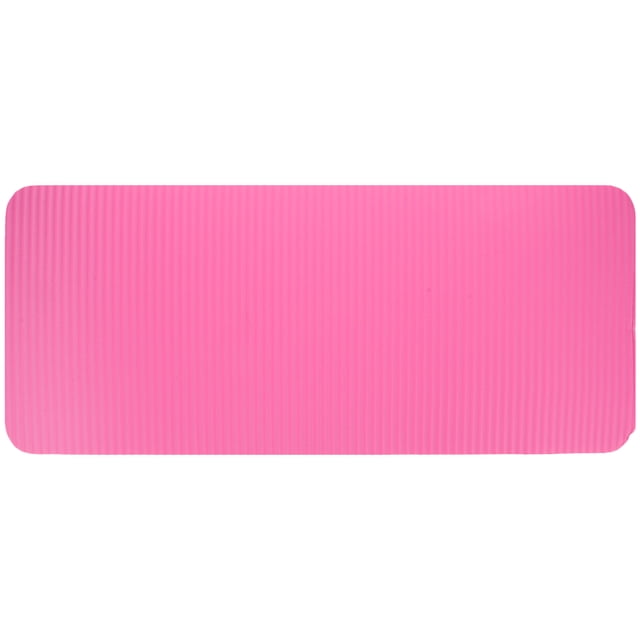 1Pack Rosy Rectangular Nbr Exercise Mat for Home Workout with Elbow Support and Core Training