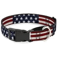 thumbnail image 1 of buckle-down americana rustic stars & stripes martingale dog collar, 1 of 1