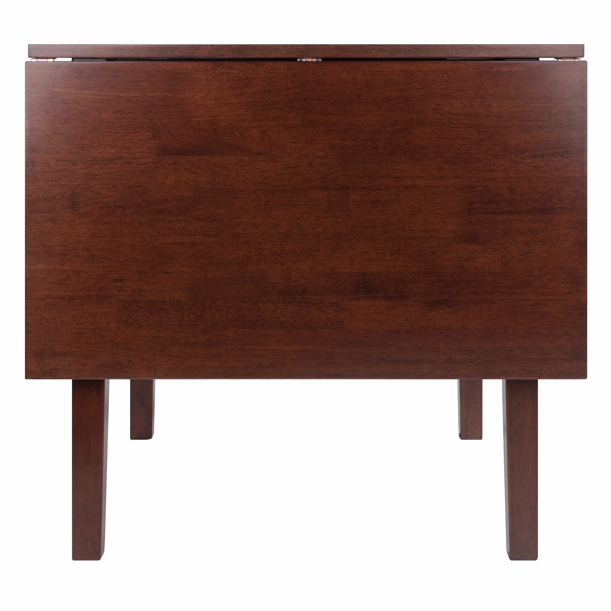 Winsome Perrone Drop Leaf Dining Table, Walnut Finish