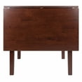 Winsome Wood Perrone 3-Pc Dining Set, Drop Leaf Table, 2 Chairs, Walnut ...