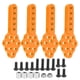 thumbnail image 4 of 4 piezas / juego de RC la altura del ángulo de la placa inferior del asiento de amortiguación del automóvil es ajustable, adecuado para 1 / 10 orugas naranjas, 4 of 10