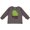 Charcoal Grey, variant on Inktastic My Poppy Loves Me Grandson Frog Boys Long Sleeve Toddler T-Shirt