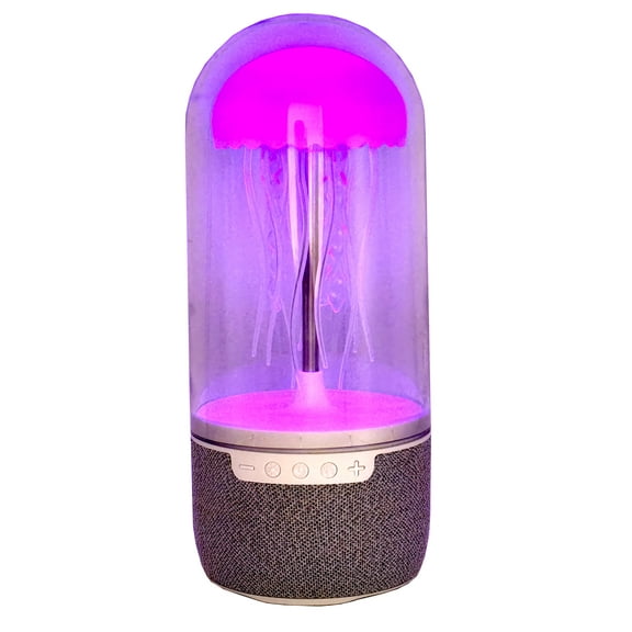 Jellyfish Mood Lamp & Bluetooth Speaker (JFSPKWHT)