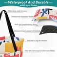 thumbnail image 3 of Extra Large Picnic Beach Blanket Waterproof Sand Proof Portable Outdoor Mat Colorful Plants and Squares 60x80, 3 of 9