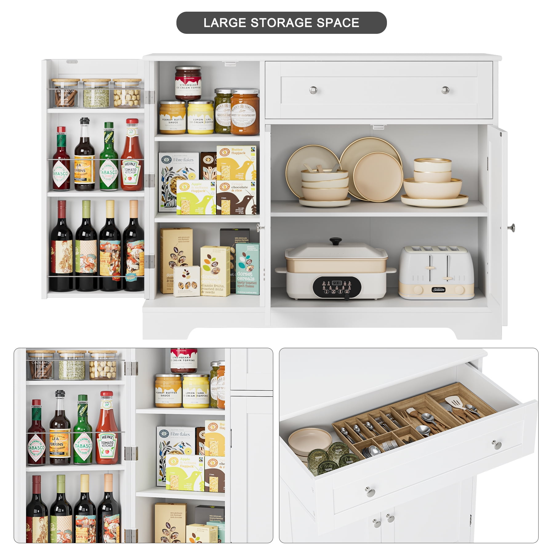 Home depot 2024 pantry storage cabinets