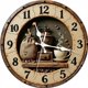 thumbnail image 1 of Reloj De Pared Redondo De Madera, Silencioso, Sin Tictac, Funciona Con Pilas, Fácil De Leer, Ideal Para La Decoración Del Hogar En Sala De Estar, Cocina O Dormitorio. 20 Cm. Cq2115a 20CM Cq2115a, 1 of 9