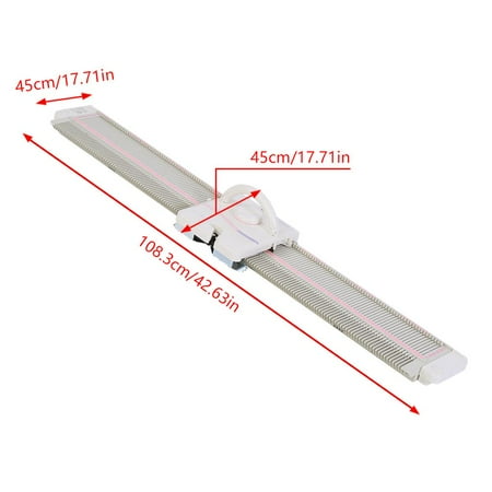 Cergrey Lk150 6 5mm Mid Gauge 150 Stitches Plastic Domestic Knitting Machine With Accessories Knitting Machine With Accessories Sweater Machine Walmart Canada