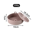 thumbnail image 2 of Air Fryer Silicone Pot with Lid Multifunctional Grill Plate Heat Resistant Oven Accessories Practical Kitchen Tool, 2 of 4