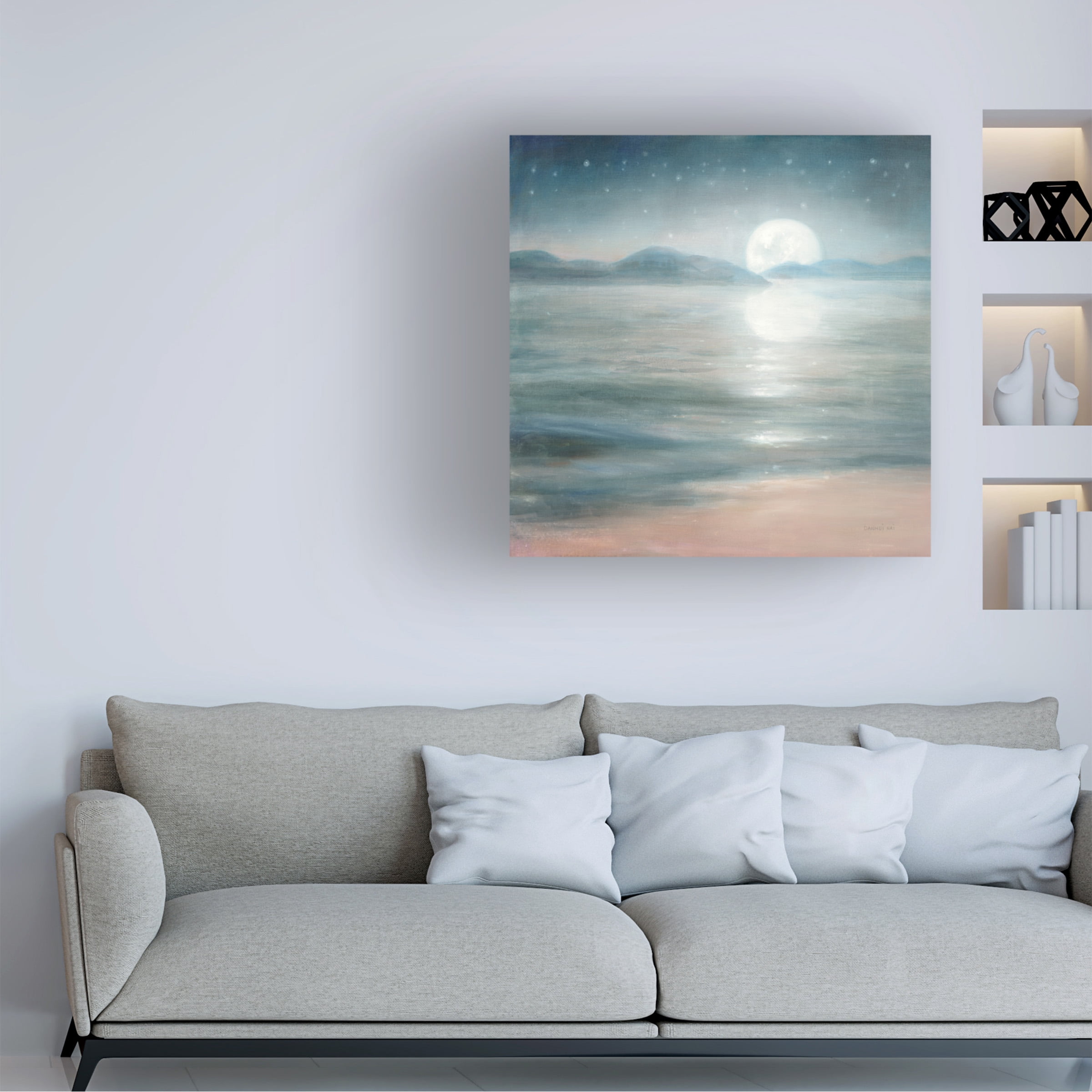 Danhui Nai 'Half Moon Dream' Canvas Art