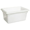 thumbnail image 2 of Rubbermaid Commercial Products Food Storage Tote Box, Freezer Safe, 5 Gal, White, 4 Pack, 2 of 5