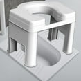 thumbnail image 3 of Taburete de baño para inodoro, taburete de baño para sentarse en cuclillas, cómodo, antideslizante, fácil de limpiar, taburete para niños que van al b 265 cm, 3 of 8