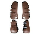 thumbnail image 1 of Botas de Tendón de Caballo Macarena PU Shell Protección para Competencia Trasero Marrón XL, 1 of 5