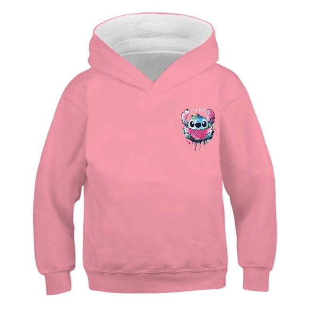 Sudaderas con capucha de punto para niños y niñas, sudadera de manga larga con dibujos animados, ropa para bebés, jerséis de otoño de 1 a 16 años, ropa de calle para niños de 160cm Gao Jinjia LED