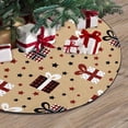 thumbnail image 3 of FMSHPON PatternGift Boxes Xmas Christmas Tree Skirt Stand Mat for Holiday Party Decoration Indoor Outdoor 36 inches, 3 of 3