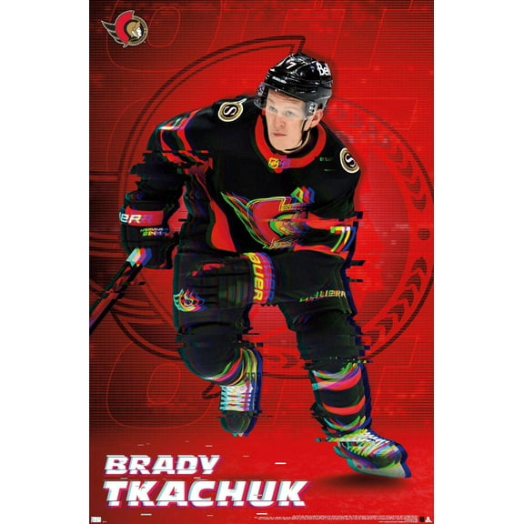 NHL Ottawa Senators - Brady Tkachuk 20 Wall Poster, 22.375" x 34"