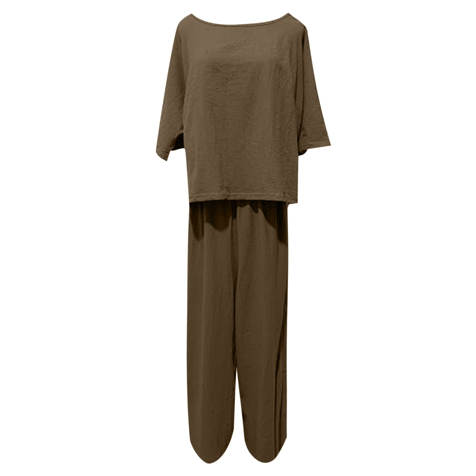 Cotton Linen Summer Sets For Women 2 Piece Outfits