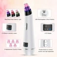 thumbnail image 2 of Blackhead Remover Pore Vacuum,TAYTHI Rechargeable Blackhead Removal Tools with LED Display, Electric Comedo Suction Device with 2 Blackhead Extractor for Facial Skin Treatment White, 2 of 8