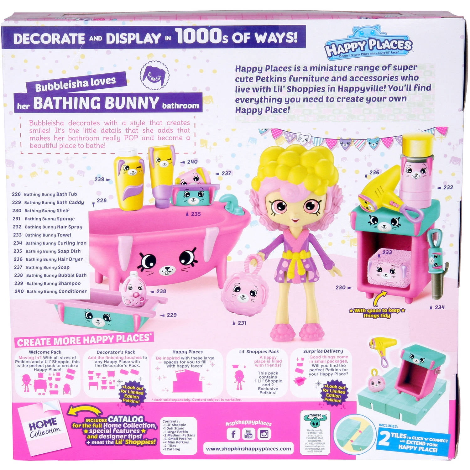 Kins Hy Places Welcome Pack Bunny Bathroom