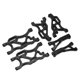 thumbnail image 3 of Juego de brazos de suspensión RC de aleación de aluminio, brazos oscilantes delanteros y traseros con rótula para ARRMA 1/7 LIMITLESS para INFRACTION 6S para TYPHON 6S 1/8 RC Car Negro, 3 of 14