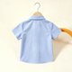 thumbnail image 4 of Odeerbi Camisa de Vestido Para Niños Con Corbata de Manga Corta Con Impresión de Carta Camisas de Uniforme Escolar, 4 of 8