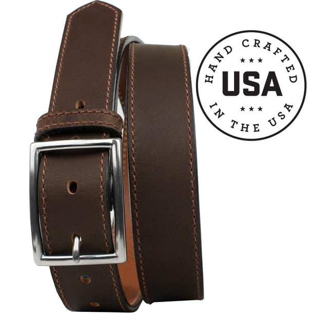 Nickel Smart Nickel Free Belts The Entrepreneur Titanium Belt Brown By Nickel Smart Nickel Free Belt Walmart Com Walmart Com