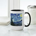 thumbnail image 4 of CafePress - The Starry Night By Vincent Van Gogh Large Mug - 15 oz Ceramic Large White Novelty Mug, 4 of 4