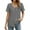 Gray, variant on gakvbuo Summer Tops for Women Womens Solid Summer Casual Trendy Short Sleeve T Shirts Neck Tee Fashion Shirts