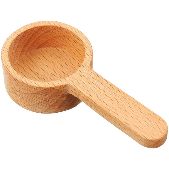 Coffee Measuring Spoon Wooden Bean Scoop Gifts for Housewarming Tea Scoops Practical