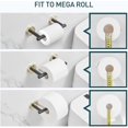 thumbnail image 3 of Soporte De Papel Higiénico Para Baño Montado En La Pared Excelente Mango De Acero Inoxidable Sus 304 Para Mega Rollo, Giratorio Flexible Para Baño Soporte Grande Negro, 3 of 5