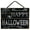 Black/White, variant on Beware Of Spiders Hanging Sign
