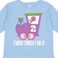 thumbnail image 4 of Inktastic 2nd Birthday Cute Train I'm Two Girls Long Sleeve Toddler T-Shirt, 4 of 5