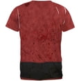 thumbnail image 2 of christmas zombie attack survivor santa costume all over mens t shirt, 2 of 2