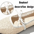 thumbnail image 4 of CHICVOMEY Mesh Ballet Flats for Women Breathable Ballet Flats with Buckle Fashion Fishnet Flats for Women Casual Work Flats, 4 of 9