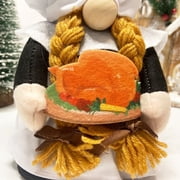 Gnomes Fall Decorations 2 Pack,Thanksgiving Gnomes Pumpkins Table Decor for Home Farmhouse Indoor Thanksgiving Gifts