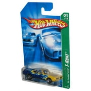 Hot Wheels T-Hunt 01/12 (2006) Blue & Yellow '698 Pontiac GTO Car 121/156