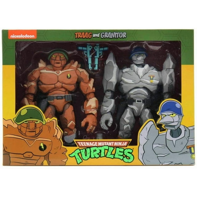 Teenage Mutant Ninja Turtles 1980 Cartoon 7 Inch Action Figure Exclusive - Traag and Granitor 2-Pack