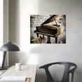 thumbnail image 4 of Nawypu  Music Canvas Wall Art Muisc Pictures for Wall Jazz Guitar Piano Saxophone and Drum Painting Poster Prints, 4 of 5