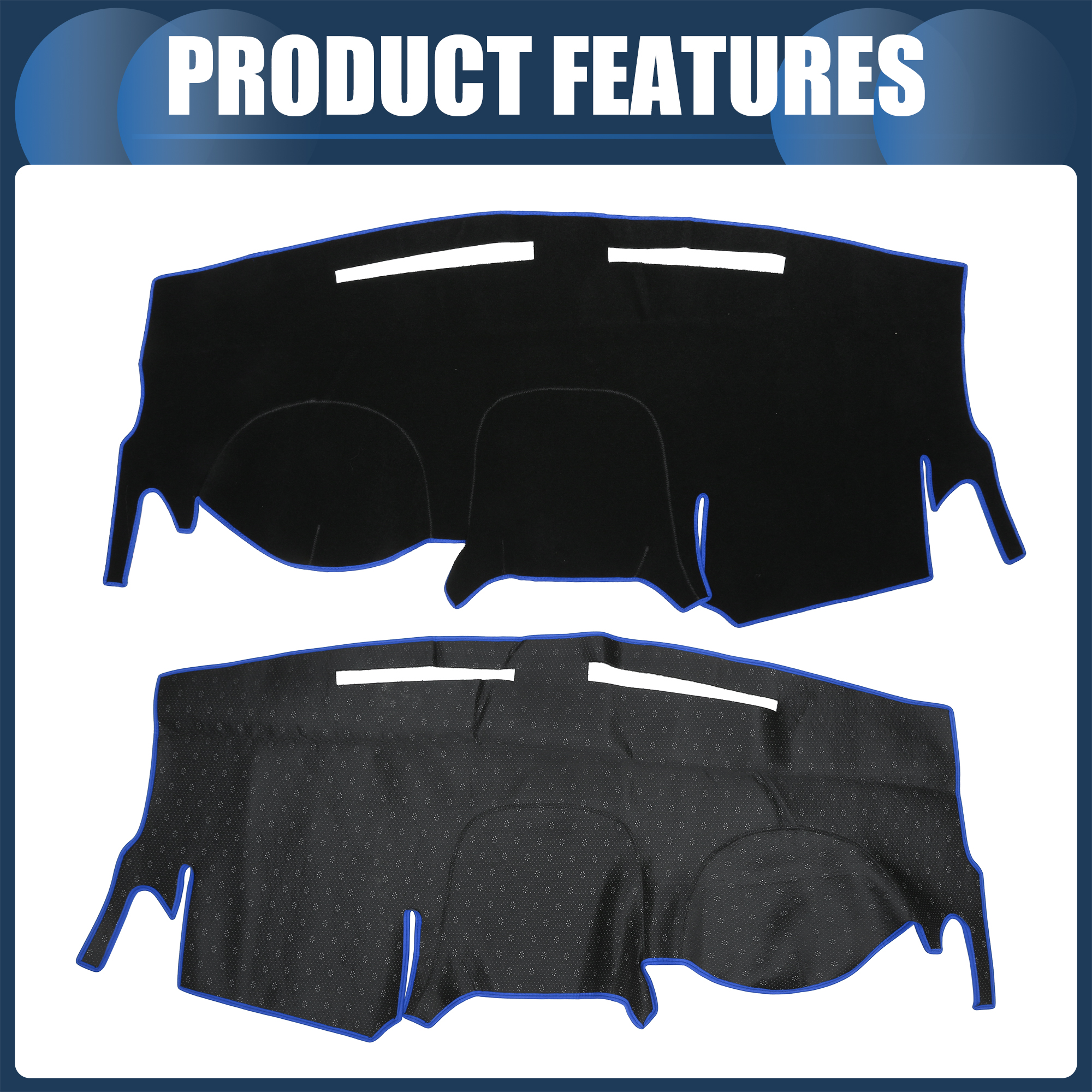 Unique Bargains Dash Cover Non-Slip Carpet Mat for Dodge Grand Caravan 2011-2020