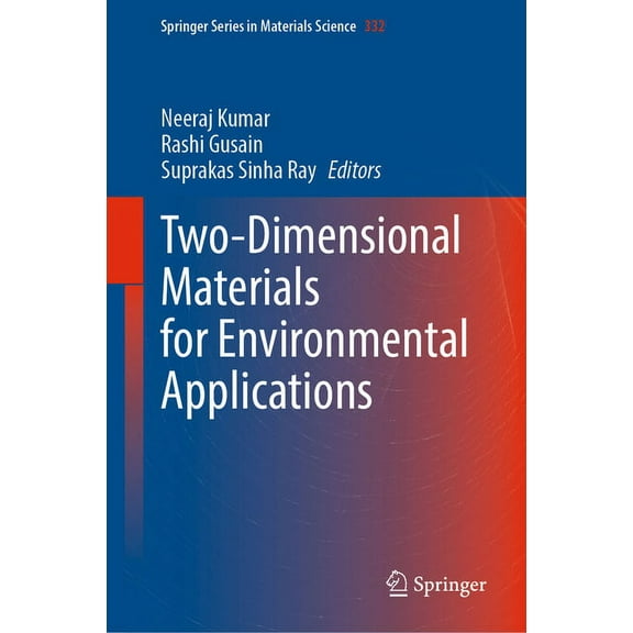 Springer Materials Science Two-Dimensional Materials for Environmental Applications, Book 332, (Hardcover)