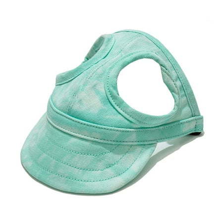 Fashion Pet Baseball Hat for Cats Dog Outdoor Activity Dog Baseball Hat with Ear Holes Sun Hat Headpiece for Teddydogs