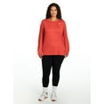 thumbnail image 5 of Reebok Women's and Women's Plus Legacy Core Knit Performance Long Sleeve T-Shirt, Sizes XS-4X, 5 of 5
