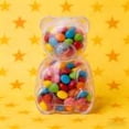 thumbnail image 3 of Large 16 Inch Clear Plastic Bear Container Jar for Candy Storage, Adorable Gummy Bear Shaped Gift Box for Party Decor, 3 of 5