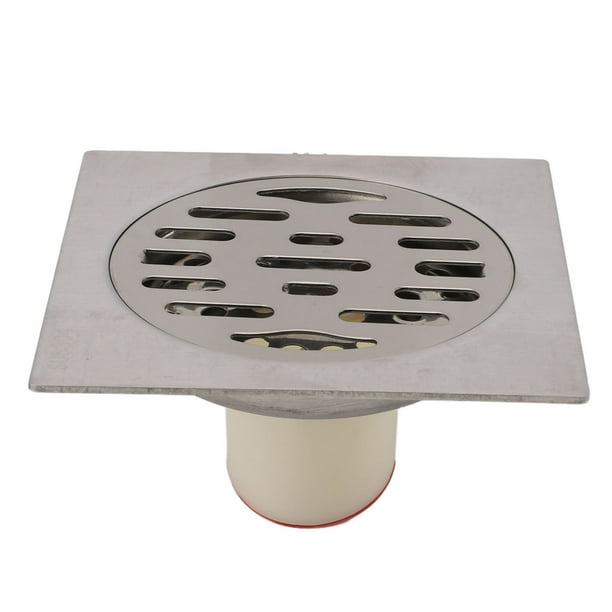 Drenaje De Piso, Drenaje De Piso Cuadrado De Acero Inoxidable De 11 CM Para Baños