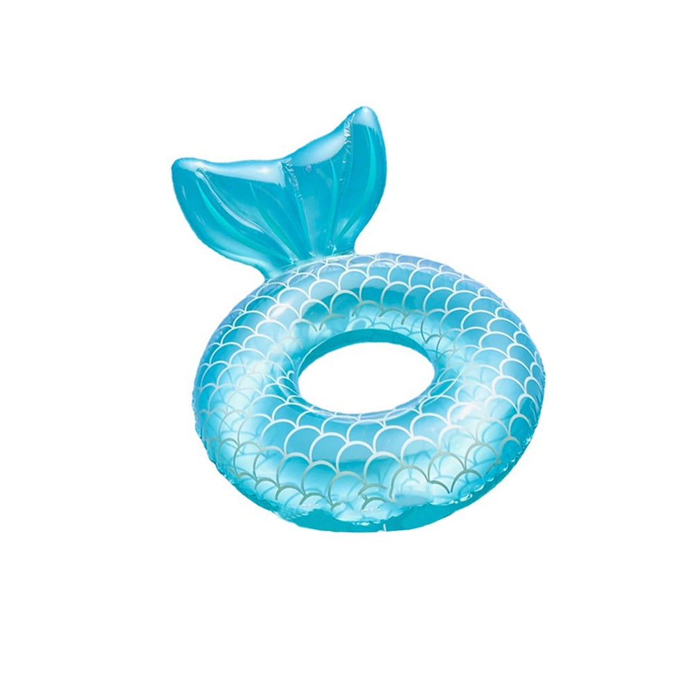 Alloet Inflatable Swimming Ring Adults Floating Swimming Circle (Blue